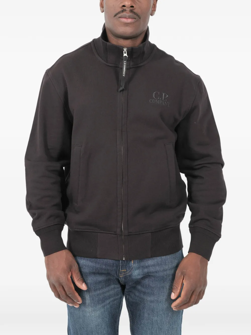 

Толстовка с вышитым логотипом C.P. Company, черный