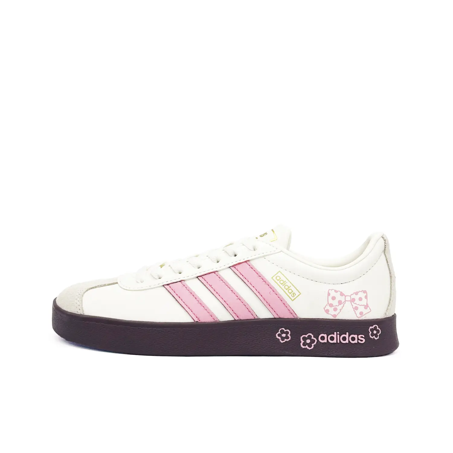 

VL COURT 2.0 Classic Pink Ribbon устойчивые к истиранию низкие кроссовки German Army унисекс розовый белый Adidas, розовый