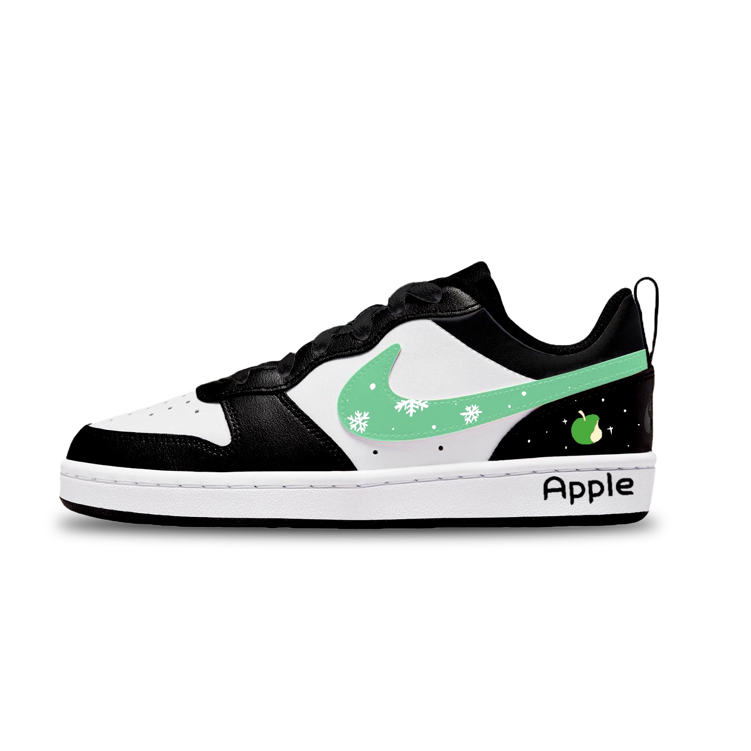 

Court Borough устойчивые к истиранию лоу-топ детские скейтбординг кроссовки unisex Nike, зеленый