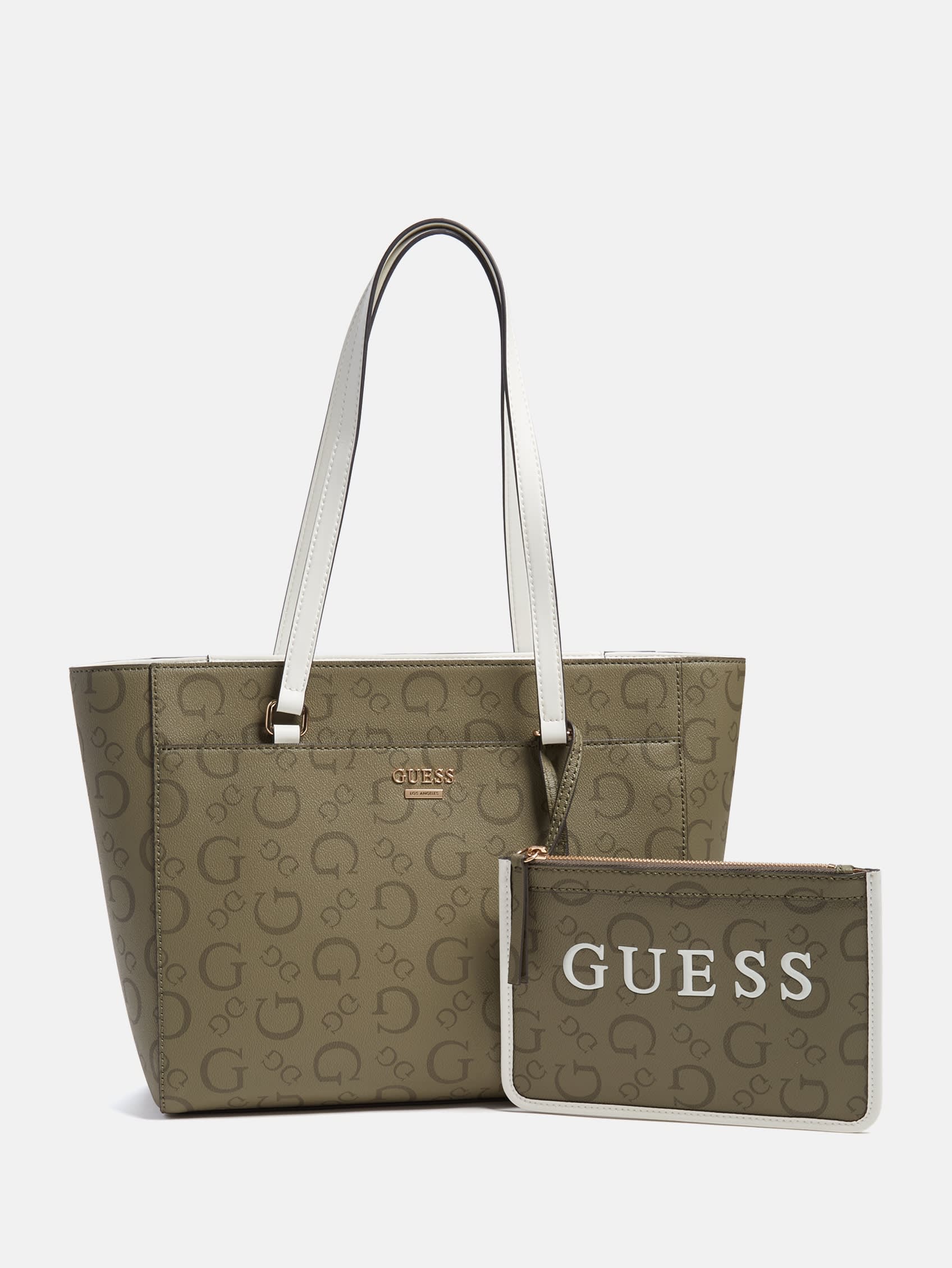 

Сумка-тоут с логотипом Delphine Guess Factory, цвет army