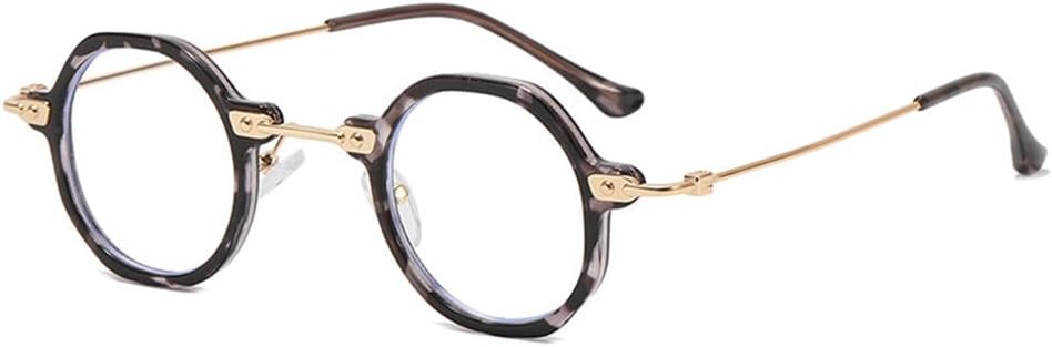 

Модные многоугольные солнцезащитные очки для мужчин и женщин в стиле ретро, ​​маленькие круглые солнцезащитные очки с защитой от синего света, металлические прозрачные линзы, защита от УФ-излучения UV400 KTUCN, 8