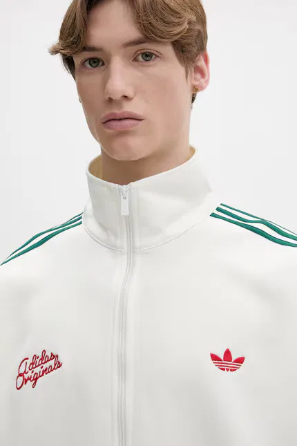 Бежевая олимпийка Adidas Originals — фото 4
