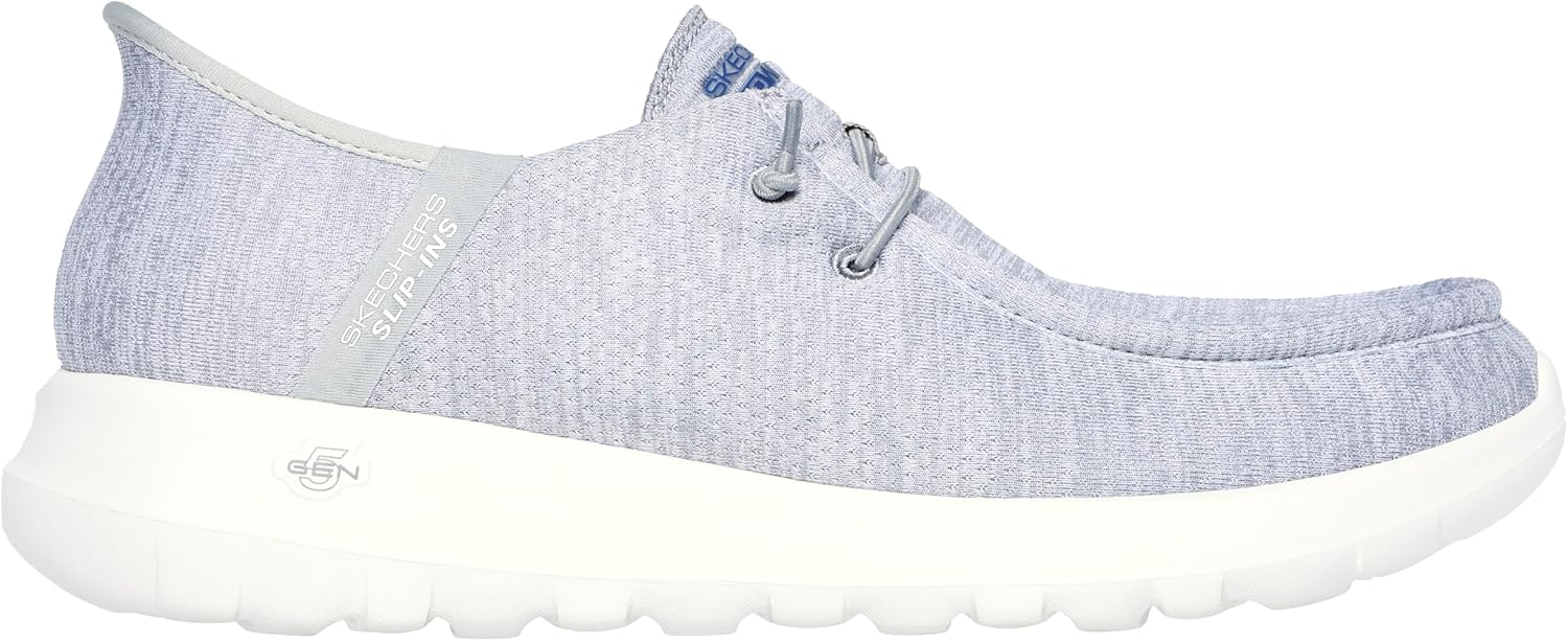 Мужские слипоны Skechers Go Walk Max Free Hands, серый — фото 4