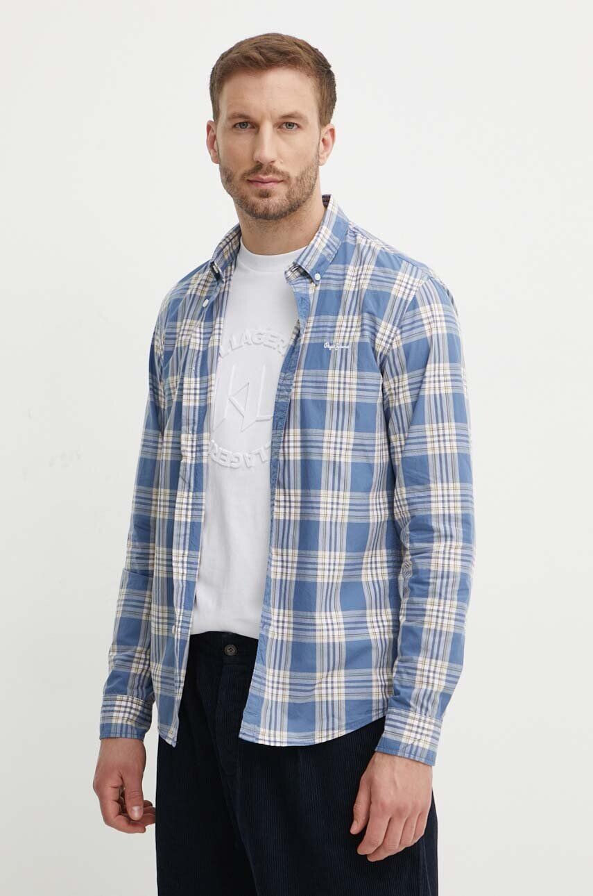 

Рубашка Pepe Jeans MARKLE из хлопка, синий
