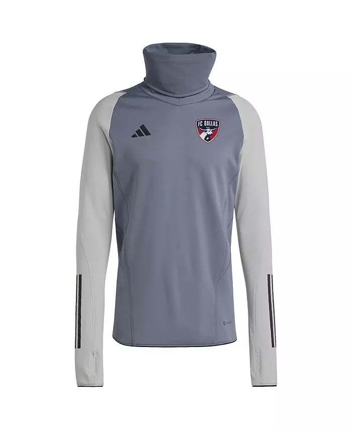 

Мужская серая футболка FC Dallas Warm Raglan COLD.RDY adidas