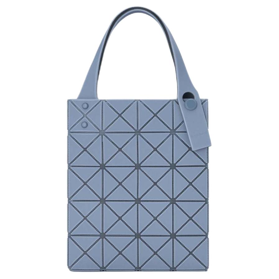 

ISSEY MIYAKE Сумка из ПВХ призма женская серо-голубая