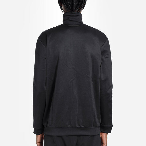 Куртка adidas originals logo Long Sleeves Sports Jacket Black, черный — фото 4