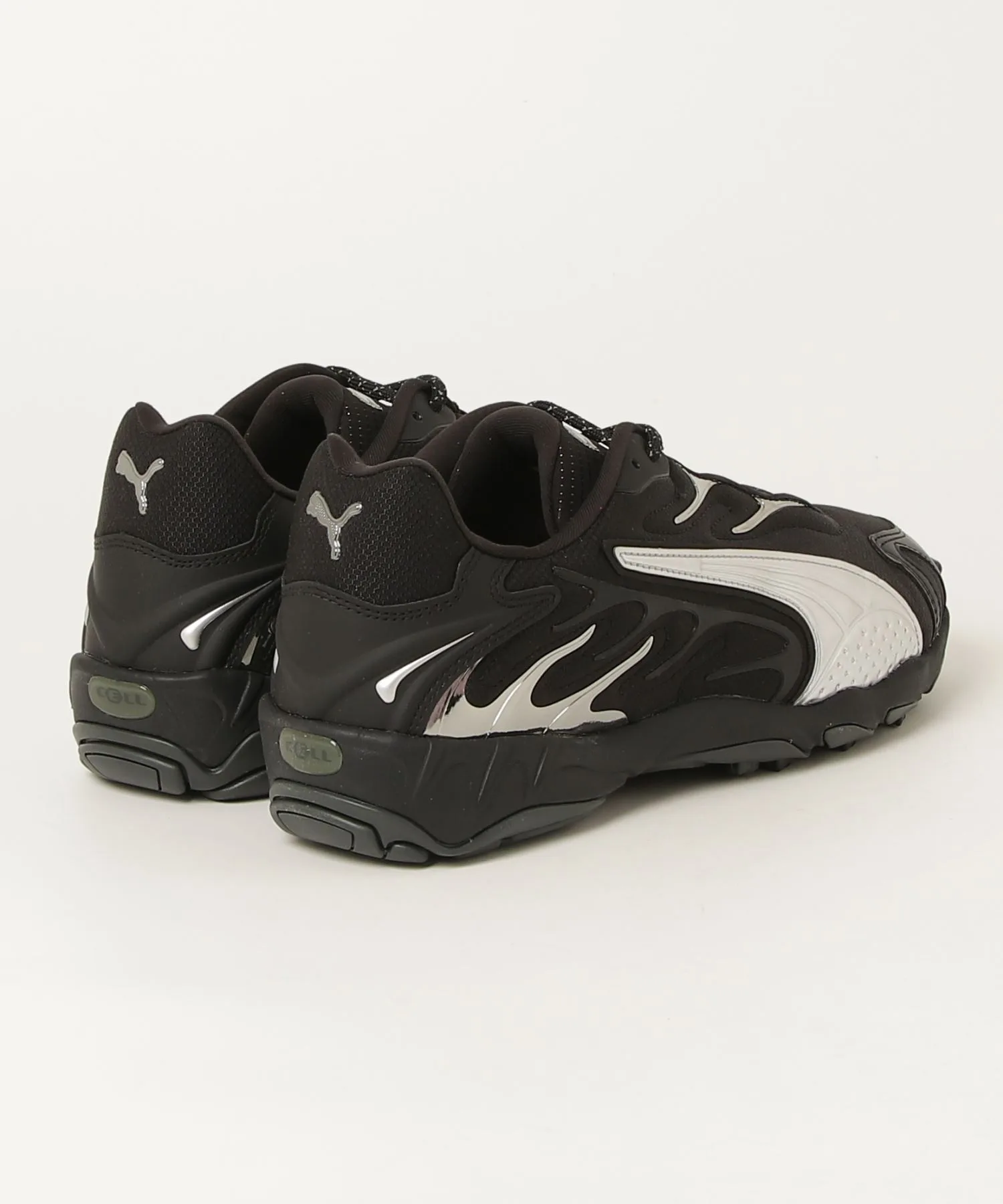 Кроссовки INHALE SMILE PUMA с ресайкл материалами черные — фото 2