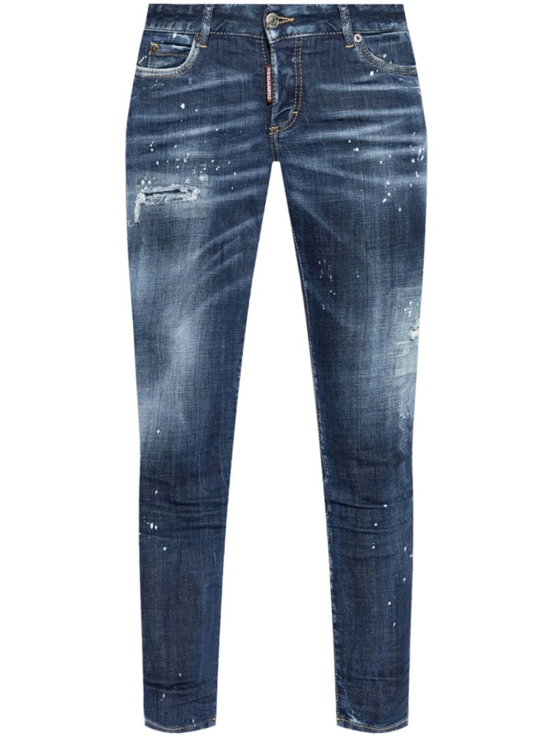 

Dsquared2 джинсы с нашивкой-логотипом, синий
