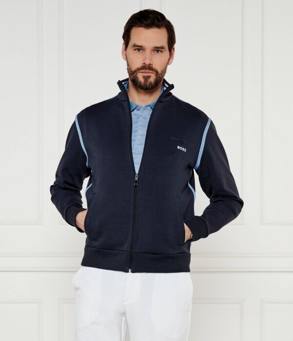 

Свитер с лентой Regular fit Boss Green, синий