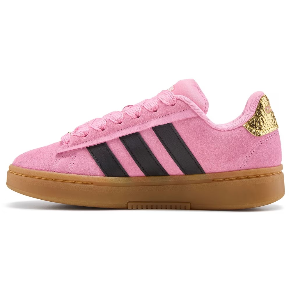 Кроссовки Adidas Grand court alpha 00s, pink/black/gold/gum — фото 3