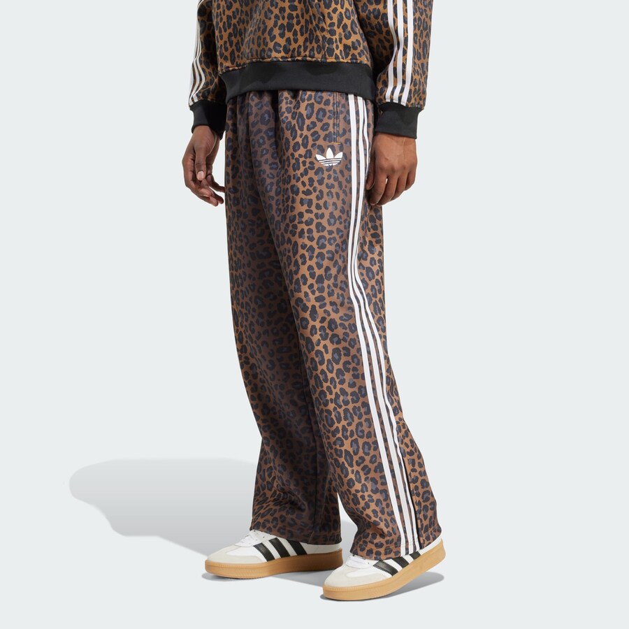 Брюки свободного кроя ADIDAS ORIGINALS Firebird, коричневый — фото 2