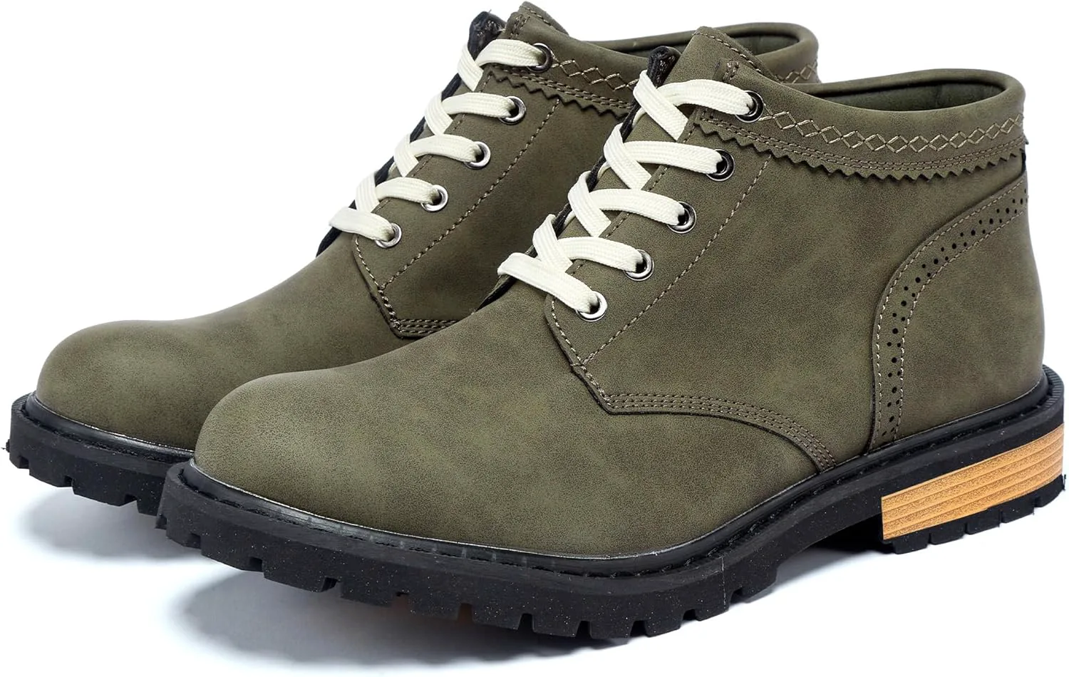 

Мужские ботинки Челси, ковбойские ботинки, повседневная и праздничная обувь, панк-рок и вестерн ботинки WURMIUHD, зеленый