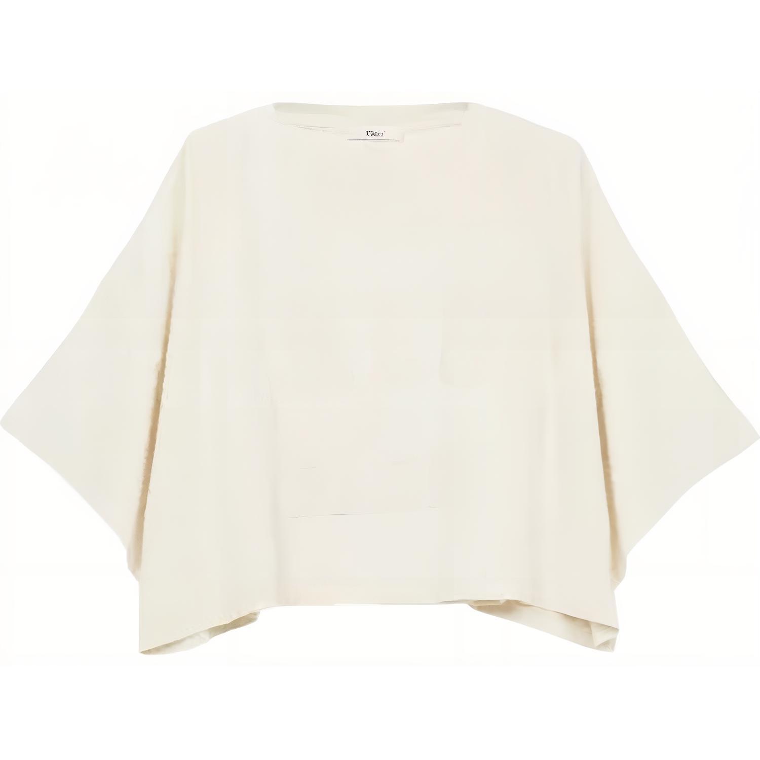 

Логотипная детализированная оверсайз укороченная футболка Chloé, бежевый