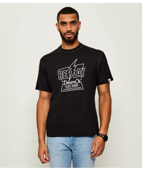 

Футболка Regular fit Replay, черный