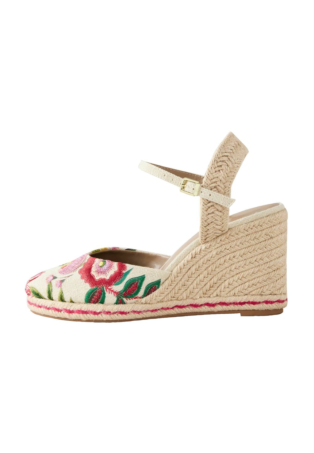 Босоножки на платформе REGULAR FIT - FOREVER COMFORT EMBROIDERY Next, розовый