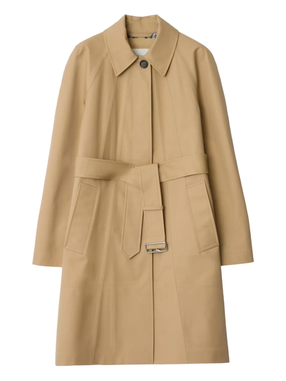 

Тренч с поясом BURBERRY, нейтральный