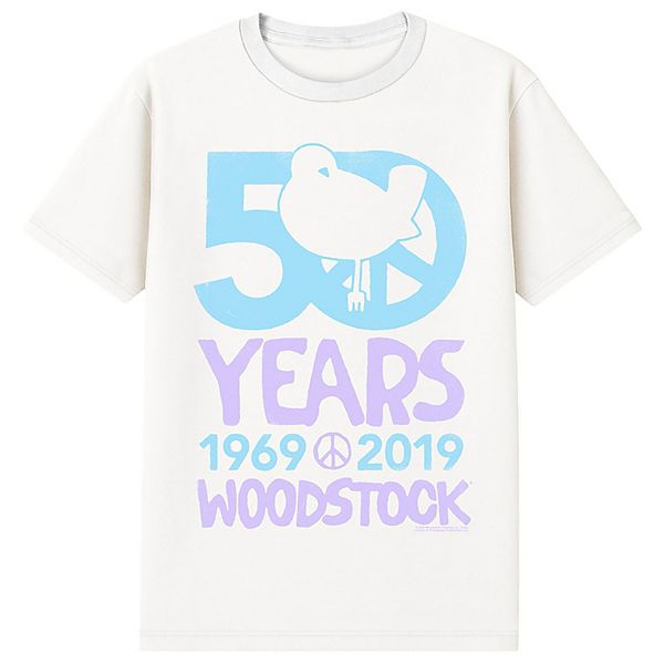 

Мужская футболка woodstock 50 graphic Licensed Character
