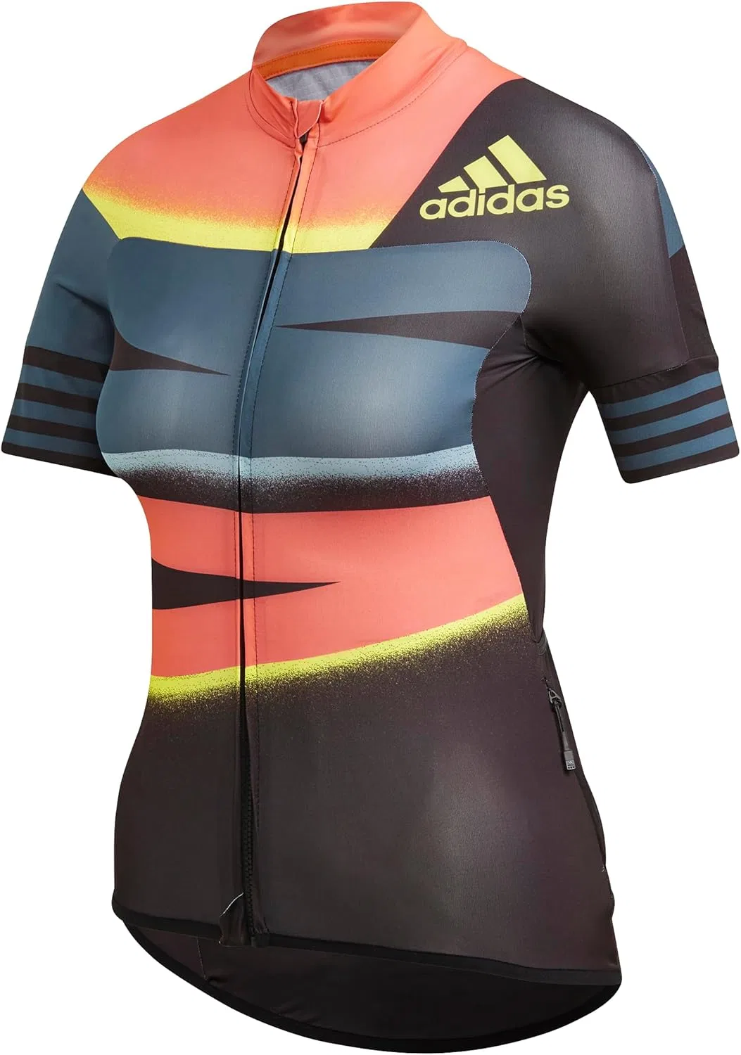 Футболка с коротким рукавом adidas Adistar, Solar Red/Shock Yellow