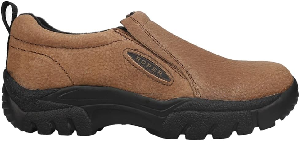 

Мужские рабочие/служебные туфли Roper с противоскользящей подошвой - коричневые, светло-коричневый