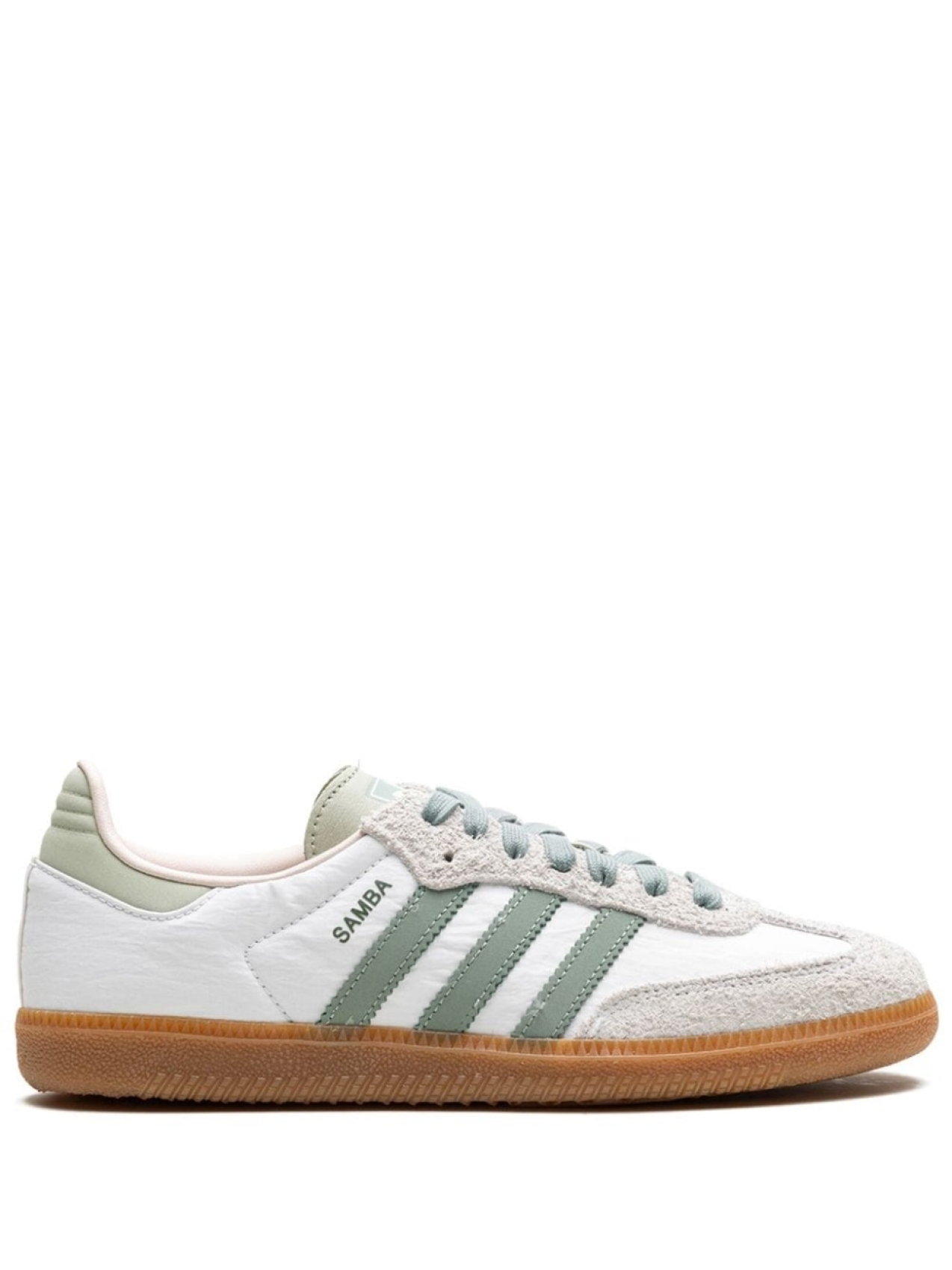 

Кроссовки Samba Silver Green Adidas, белый