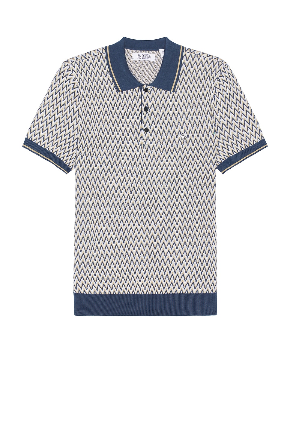 

Жаккардовый свитер поло Original Penguin, цвет birch