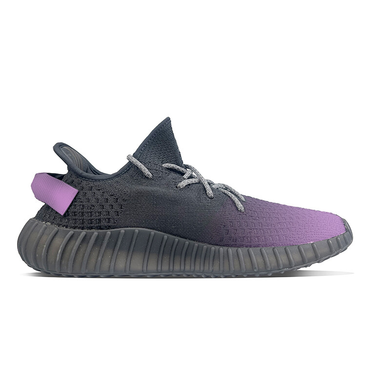 Кроссовки adidas originals Yeezy Boost 350 V2 Lifestyle Shoes Unisex Low-top Black/Purple, фиолетовый — фото 3