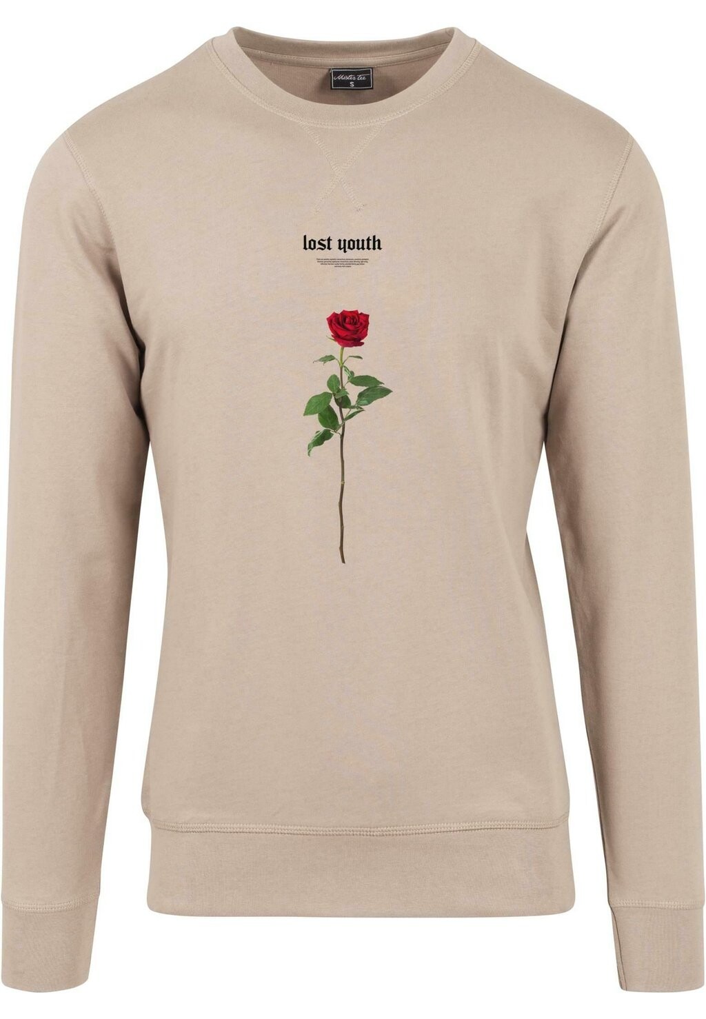 

Толстовка LOST YOUTH ROSE CREWNECK Mister Tee, песочный