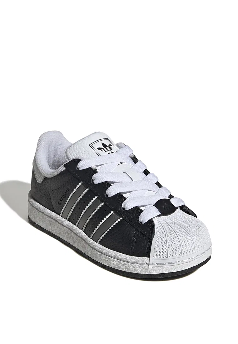 Кроссовки детские, Superstar II, Adidas, белый/черный — фото 2