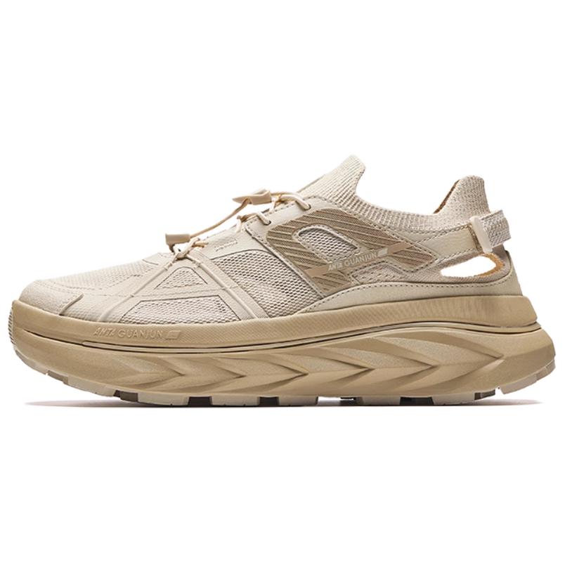 

ANTA Дышащие и износостойкие кроссовки Champion Trailblazer для походов по реке, мужские, бежевые