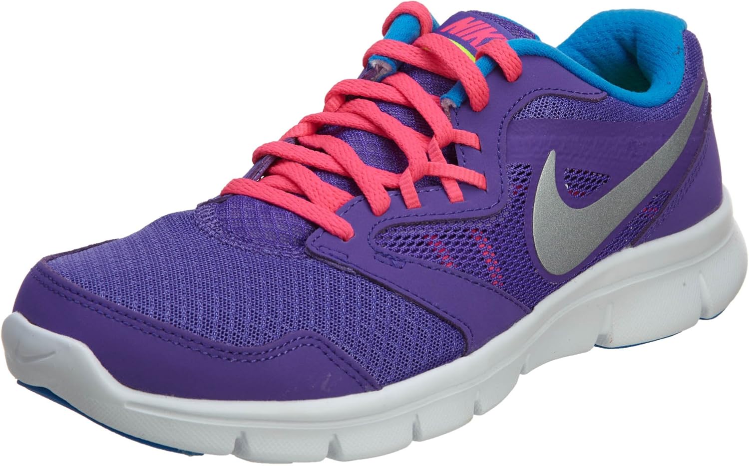 

Кроссовки Nike Girl's Flex Experience 3, цвет Clearwater Blue/Pink, Hyper Grape/Photo Blue/Hyper Pink/Metallic Silver
