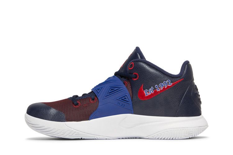 Кроссовки Nike Kyrie Flytrap 3 EP 'Obsidian Bordeaux', синий — фото 4