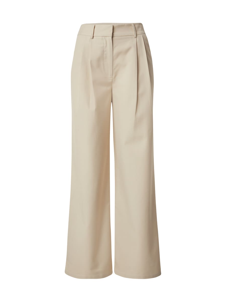 

Свободные брюки со складками спереди ABOUT YOU Elisabeth, светло-бежевый