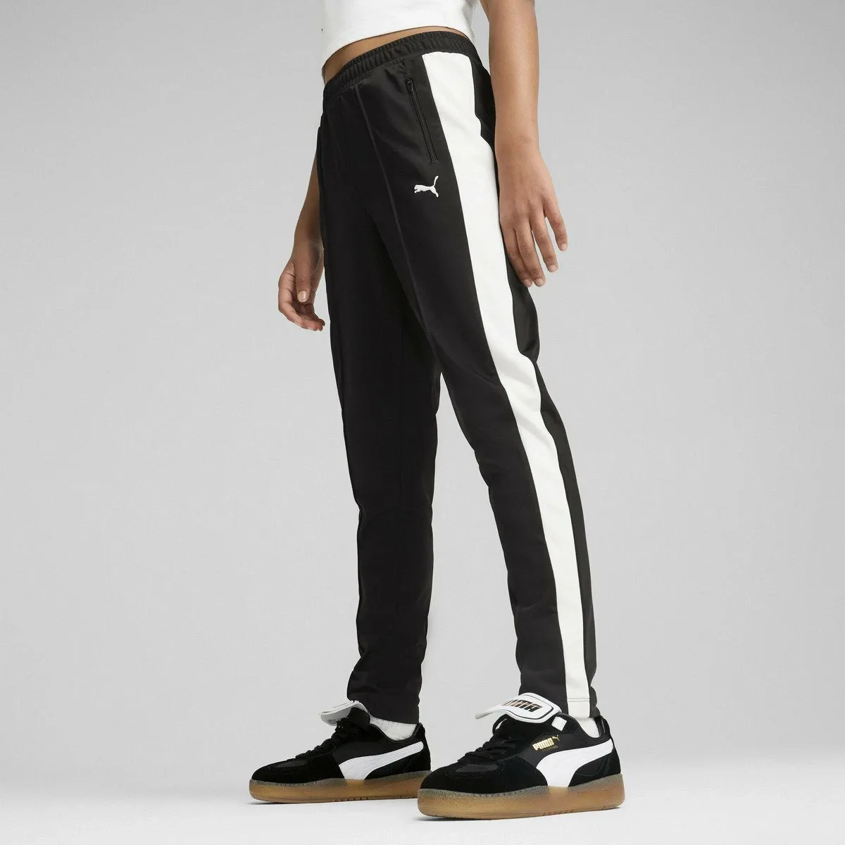 Детские спортивные брюки T7 Always On Slim, размеры 128-164 см PUMA, PUMA Black