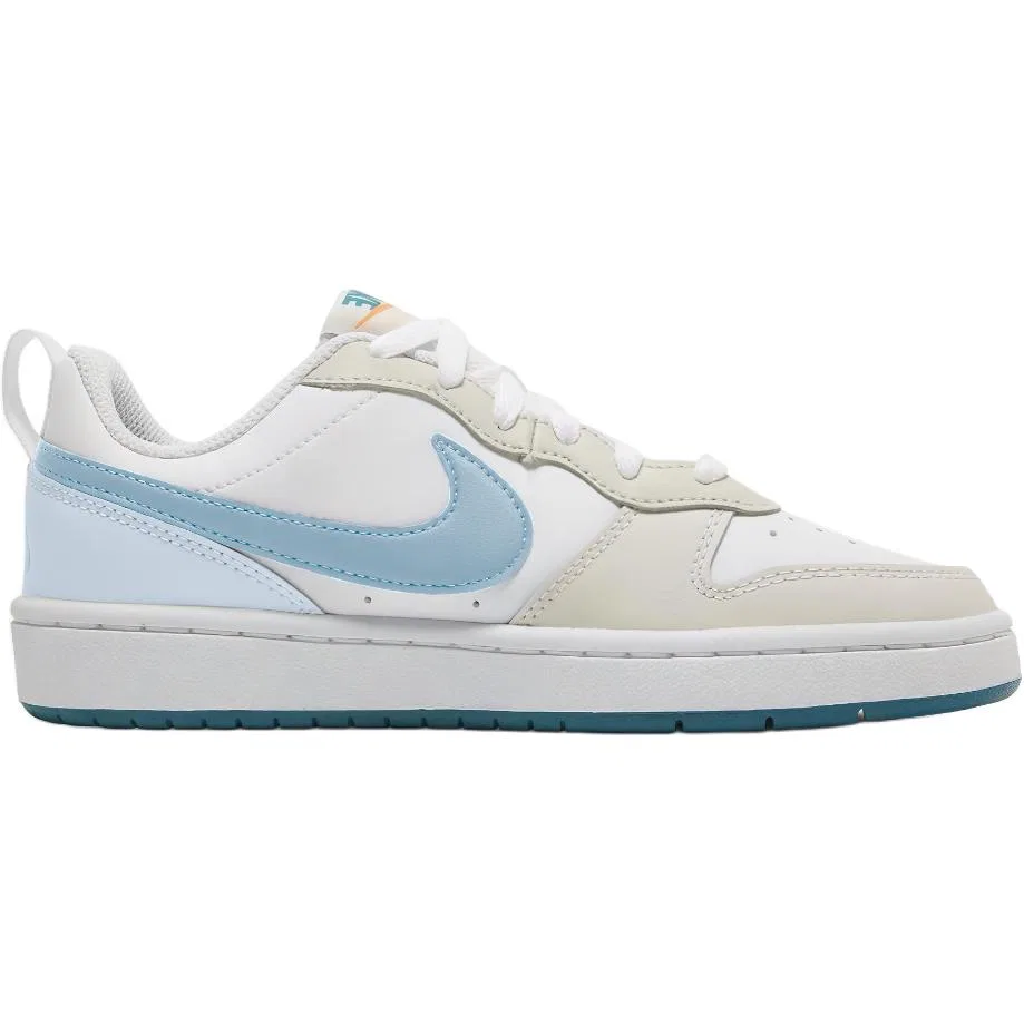 Детские кеды Nike Court Borough 2 Fresh Ecru Light Blue — фото 4