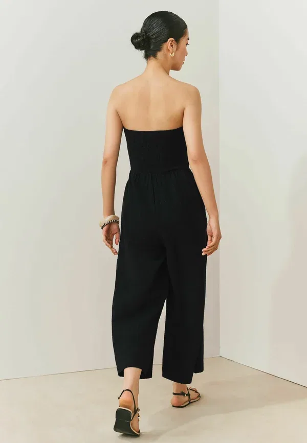 Комбинезон Next Tall fit sleeveless bandeau, черный — фото 2
