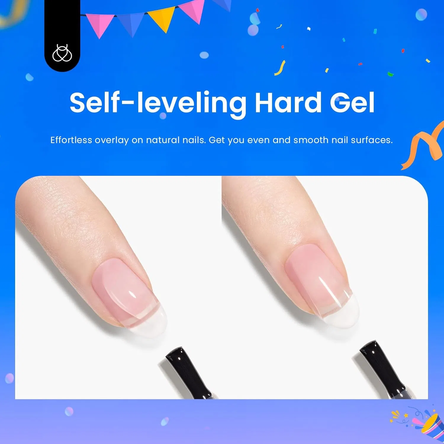 Гель для наращивания и клей для ногтей Beetles 7-в-1, 15 мл Beetles Gel Polish, Black — фото 4