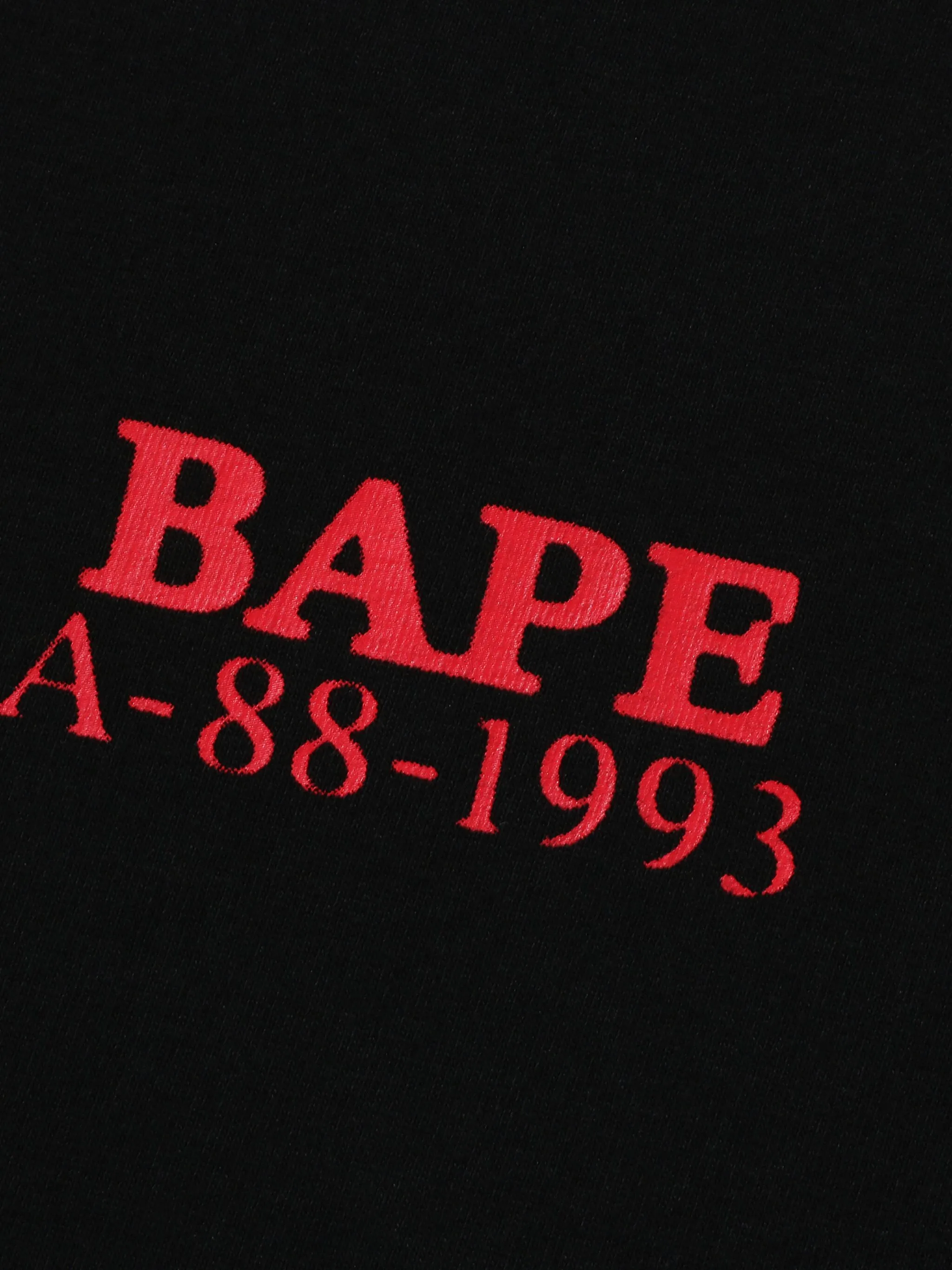 Футболка с длинными рукавами и графичным принтом A Bathing Ape, черный — фото 3