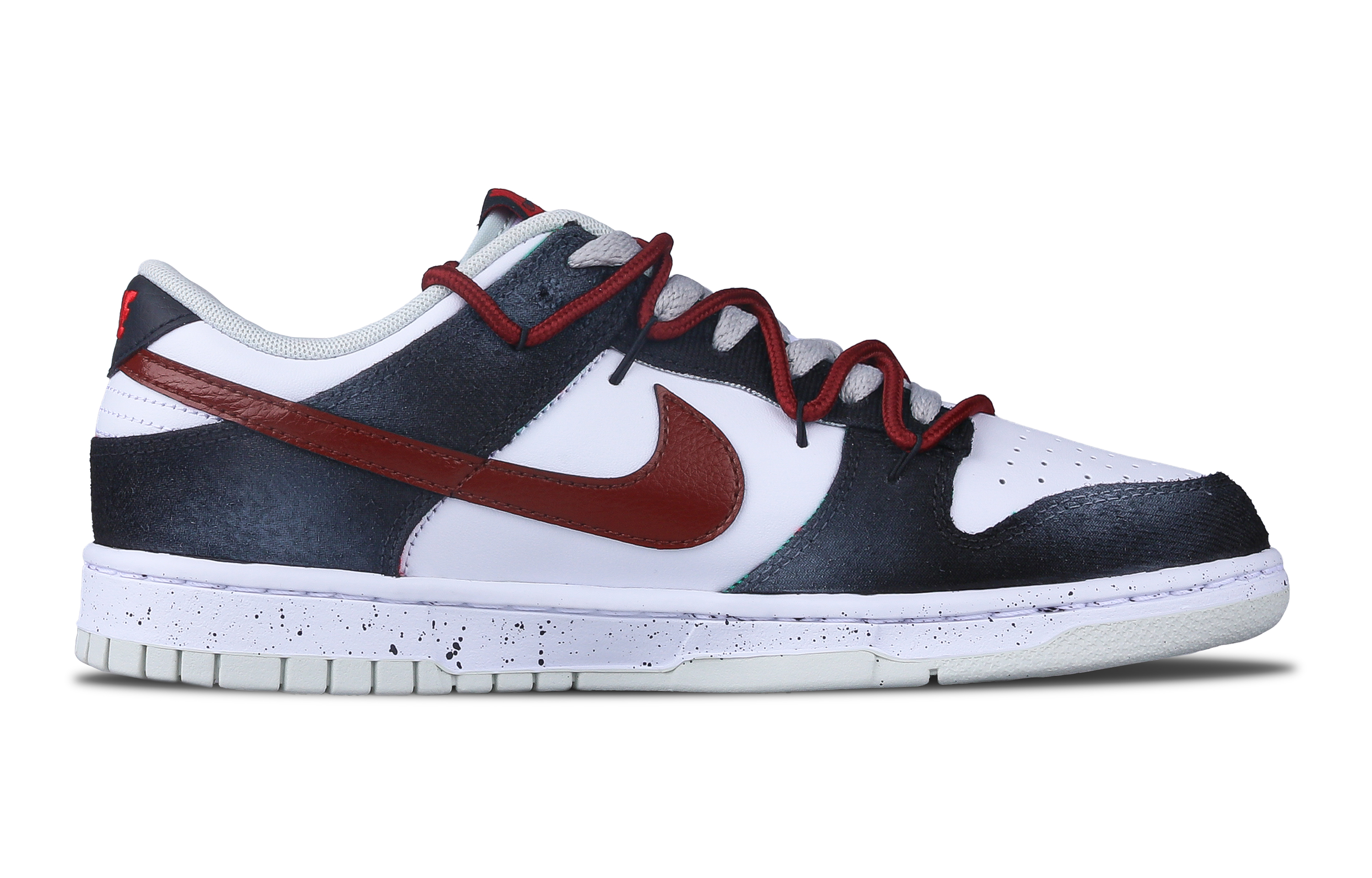 

Кроссовки Nike Dunk Skateboarding Shoes Men Low-top Red, черный