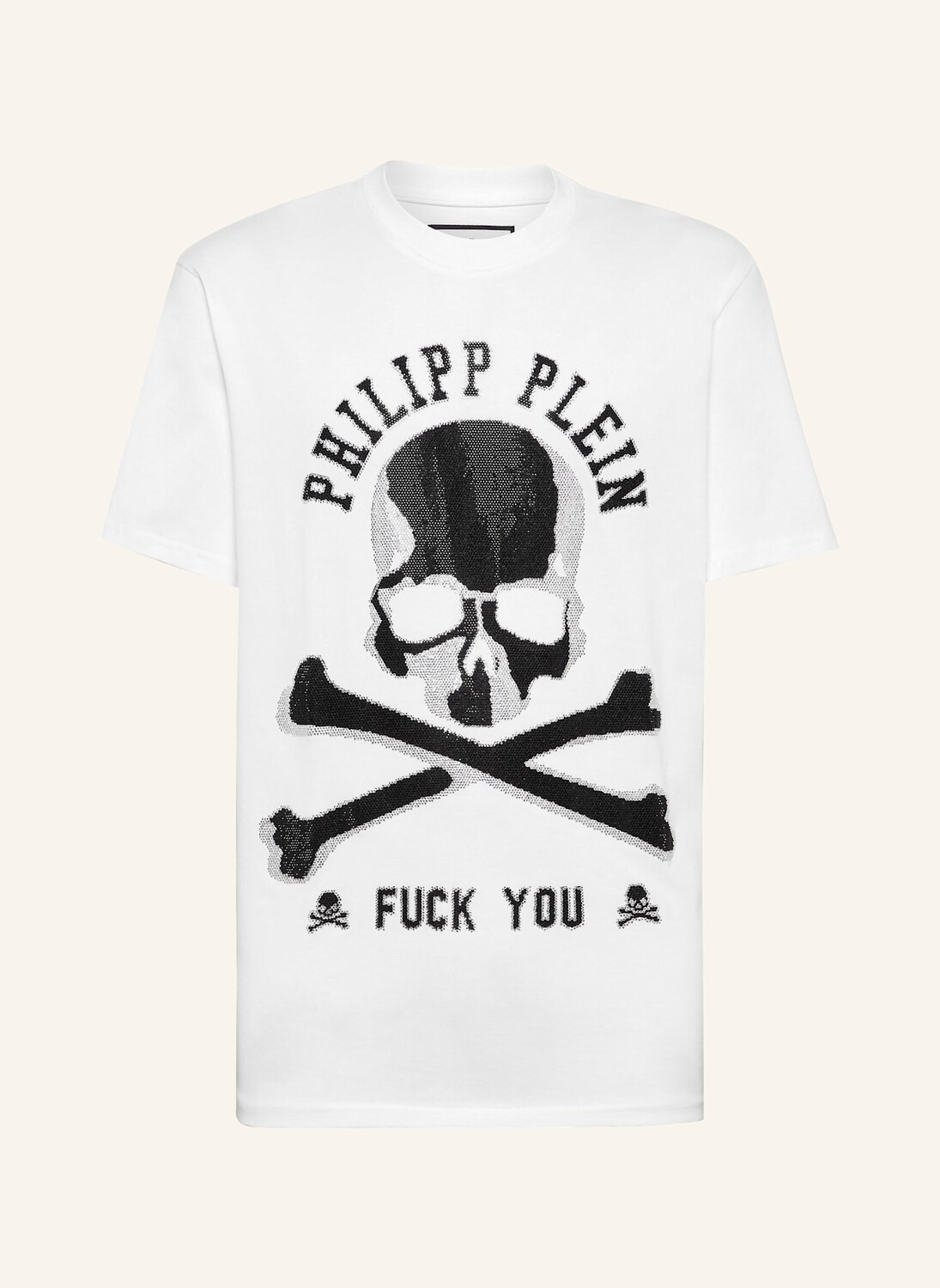 

Футболка череп и кости PHILIPP PLEIN, белый