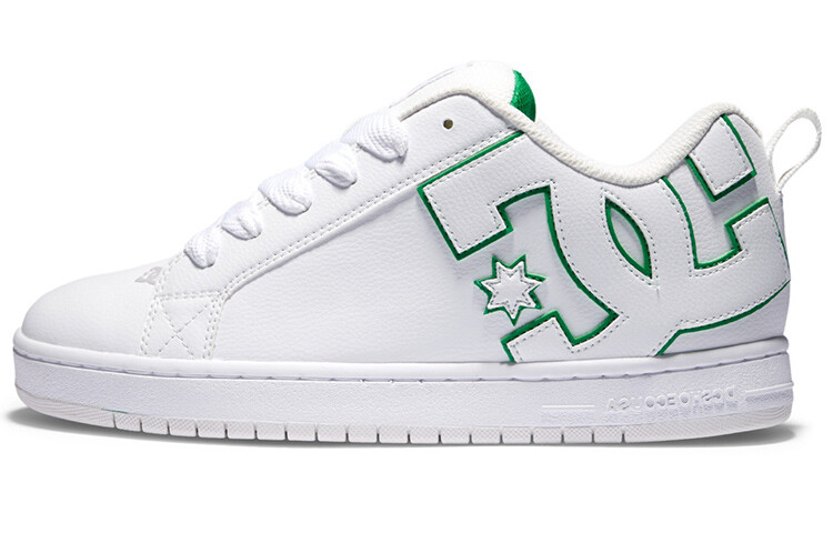 

Кроссовки DC Shoes Court Graffik Skateboarding, белый/зеленый