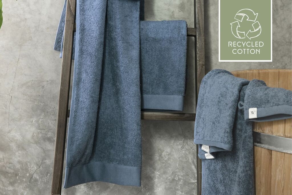 

Полотенце для душа Walra Remade Cotton Blue - 70x140 см, синий