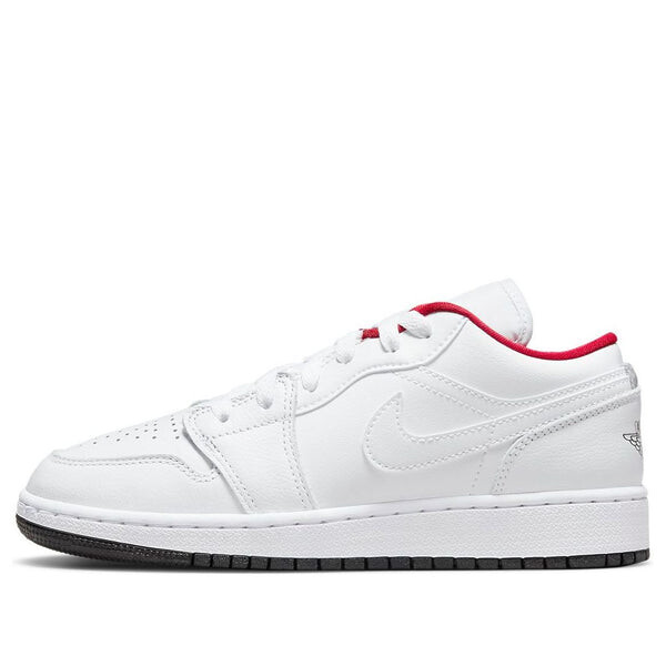 

Кроссовки 1 low 'white gym red black' Air Jordan, белый