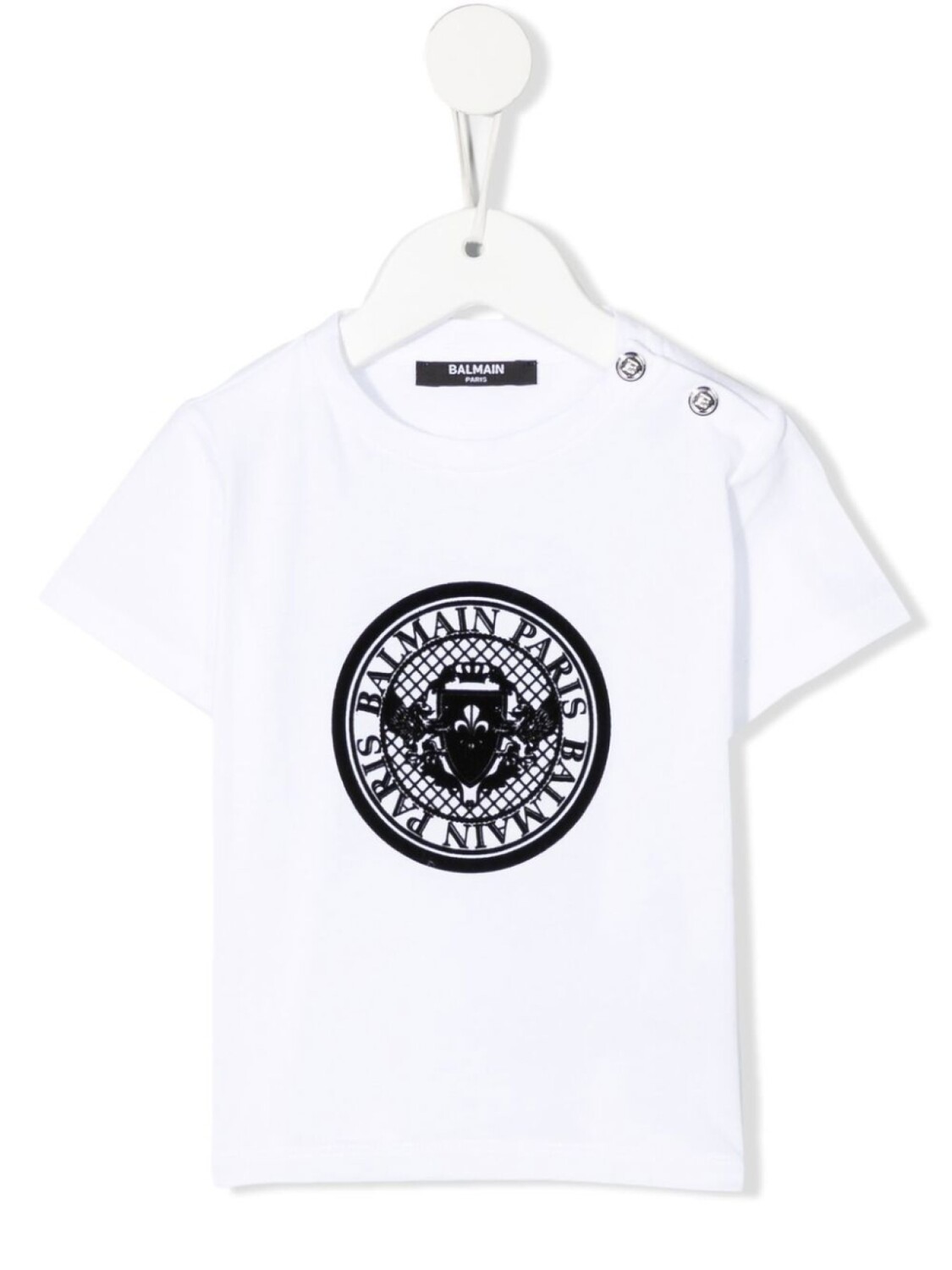 

Balmain Kids футболка с логотипом, белый
