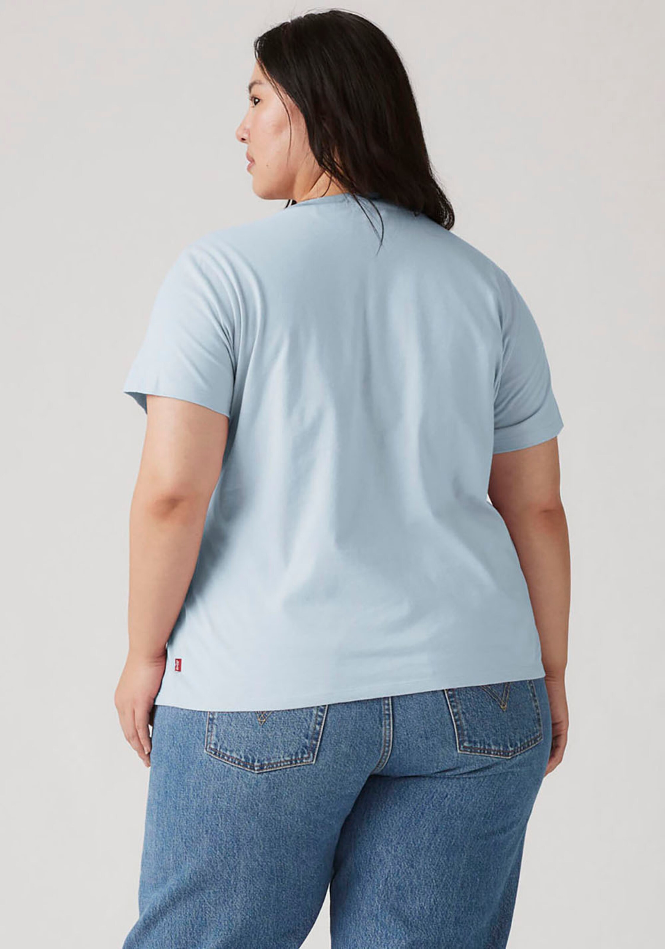 Levi's Plus Футболка 'Perfect' в цвете Marine Blue, Light Blue — фото 4