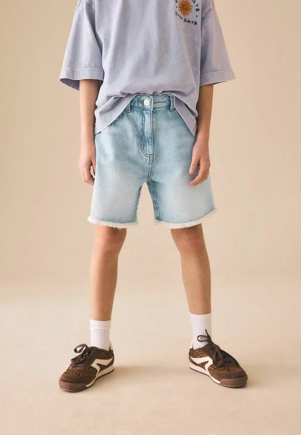 Джинсовые шорты-бермуды стандартного кроя Next, Mid Blue Denim