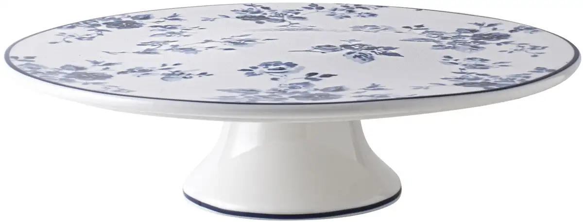 

LAURA ASHLEY BLUEPRINT COLLECTABLES Тарелка для торта "Laura Ashley Blueprint Collectables", (1 шт.), пешком, в подарочной упаковке Ø 30 см, синий/белый