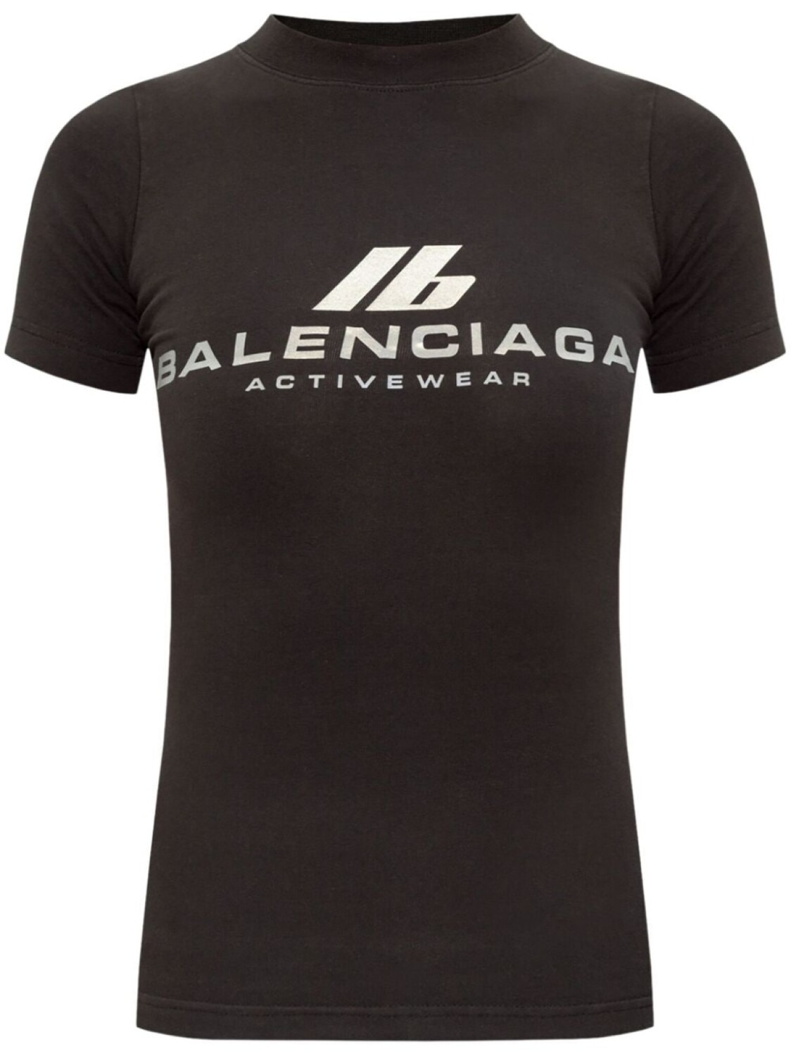 

Balenciaga футболка из хлопка с логотипом, черный