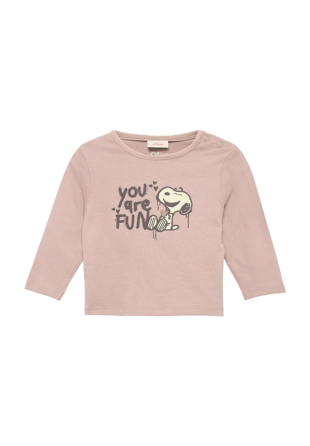 

Рубашка с длинными рукавами, хлопок, для младенцев и малышей S.Oliver, цвет 4163 Lilac/pink