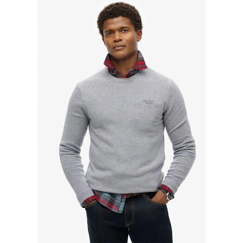 

Свитер Superdry Essential Slim Fit, серый